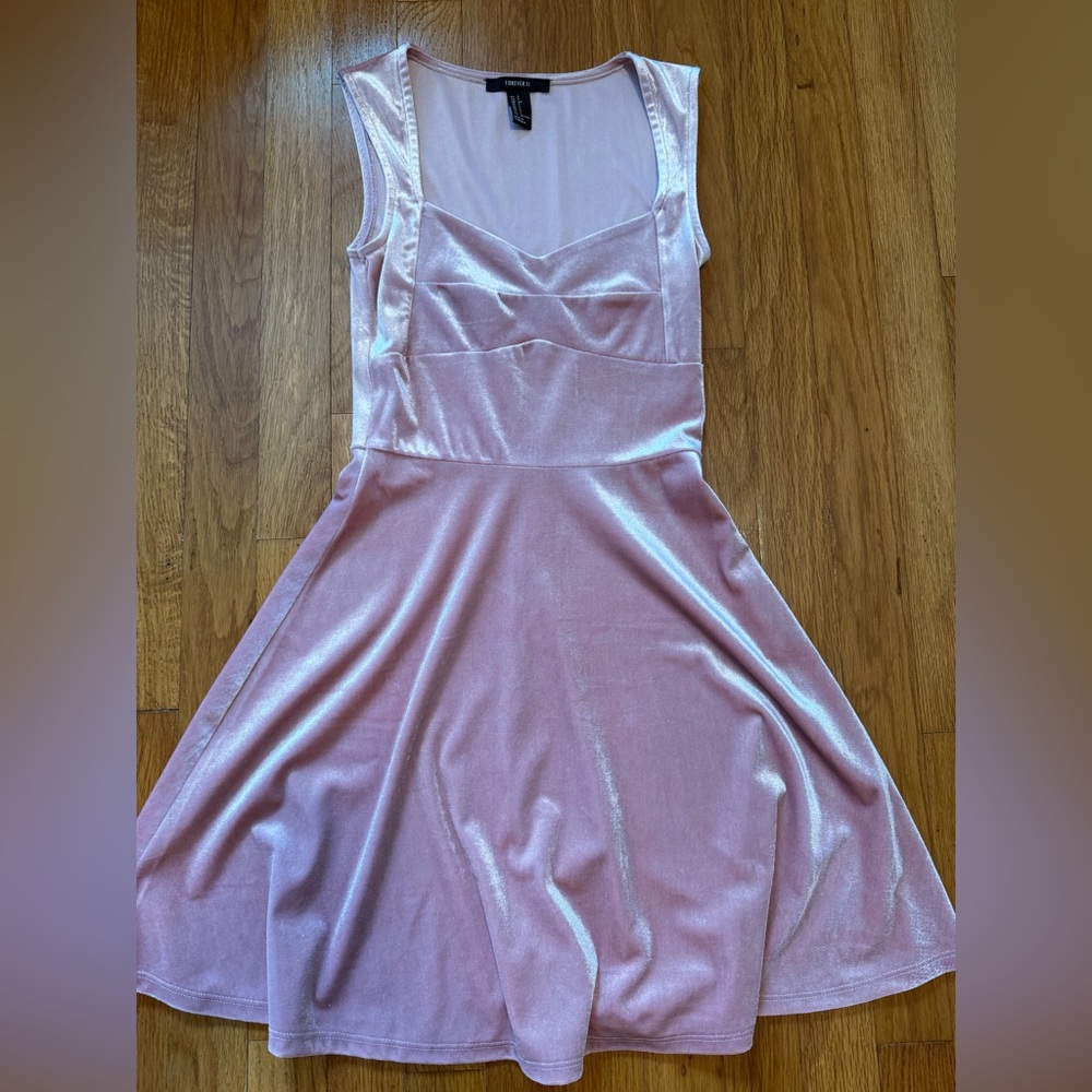 Velvet Pink Forever 21 Dress Size Small